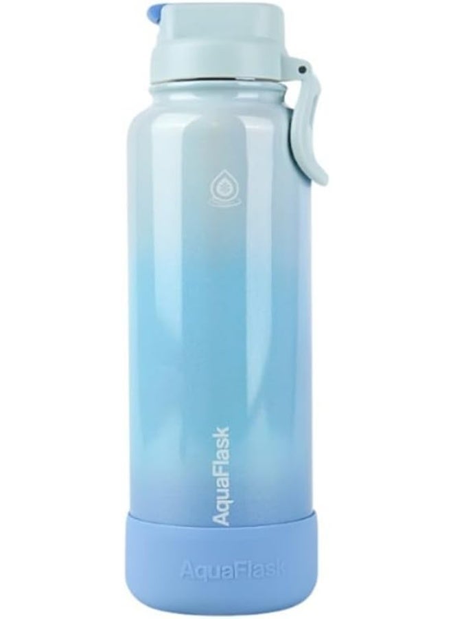 أكوافلاسك زجاجة مياه معزولة بتفريغ الهواء من أكوافلاسك بنكهة حلوى القطن، سع لتر (32 أونصة)، بتصميم سباركل دريمز - Image 4